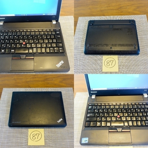 テレワーク対応!モバイルノートパソコン Lenovo E130 No.87