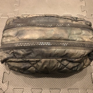 モンクレール クラッチポーチ MONCLER モンクレール ダブルZIP カモ柄