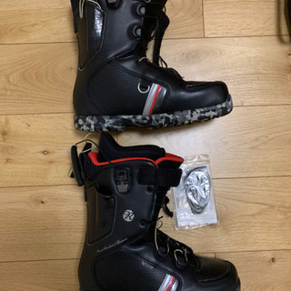 grayスノーボードセット（板、ビンディング、靴、バッグ）