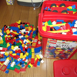 知育玩具☆まとめ売り☆レゴブロック LEGO（USED）赤いバケ...