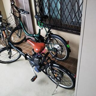 【売約済】折り畳み式自転車(黒色)
