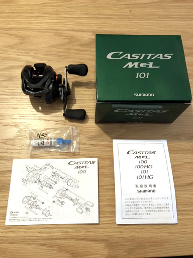 【　お取引中　】ベイトリール シマノ カシータスMGL101（左）