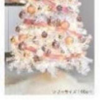 大きくてかわいい！ホワイトとピンクのクリスマスツリー★