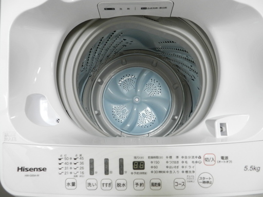 ☆2019年製☆ ハイセンス 全自動洗濯機 HW-G55A 都内近郊送料無料