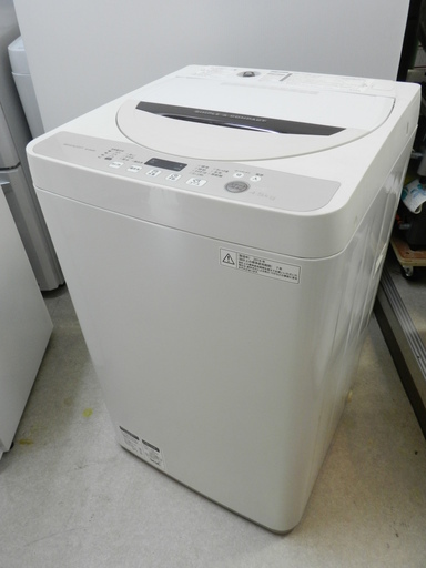 SHARP 全自動洗濯機 ES-GE45R 2016年製 都内近郊送料無料