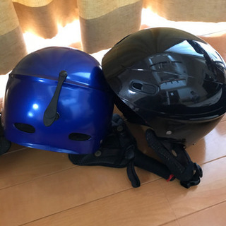 スキーでの安全ヘルメット