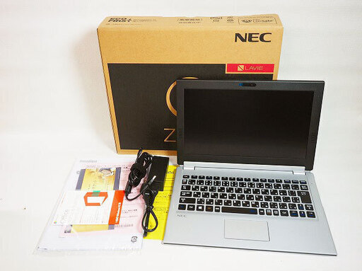 【苫小牧バナナ】NEC ノートパソコン LAVIE Hybrid ZERO Core m3-6Y30 メモリ4GB SSD128GB PC-HZ330GAS シルバー Office付き♪