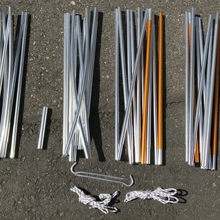 スノーピーク(snow peak) アメニティドームM+マット・シート+アメニティドームアップライトポール 【3点セット】 SDE-001R+SET-021+TP090