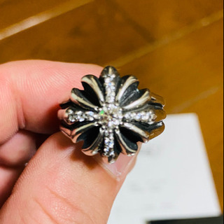 クロムハーツ  ダイヤモンドリング　クロスカット クロムハーツ ダイヤモンドリング クロスカット