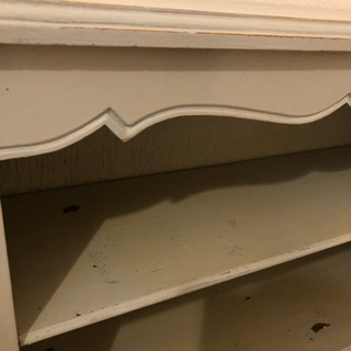 アンティーク家具 猫足 シャビーシックシェルフ棚