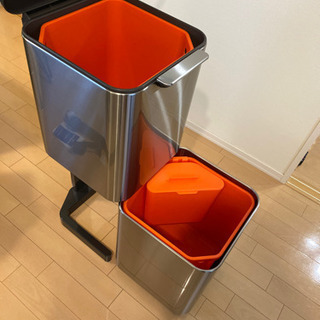 Joseph Joseph トーテム 40L ゴミ箱 40L トーテムコンパクト ステンレス 分別 2段