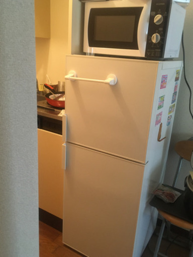 電子レンジ、洗濯機、冷蔵庫の3点セット！
