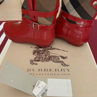 希少！Burberry バーバリー　レインシューズ