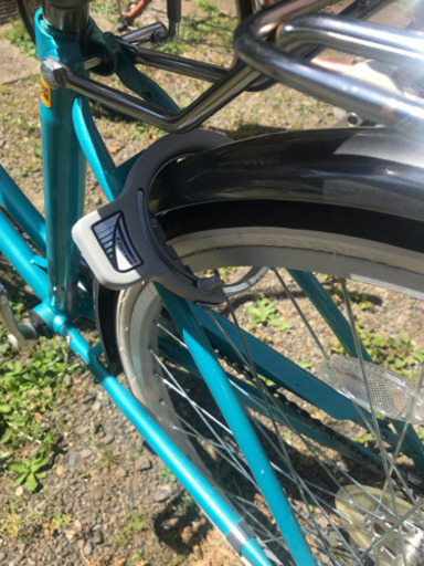カゴ付26インチ自転車ライトブルー 防犯登録抹消予定 ゆずも 自由が丘の自転車の中古あげます 譲ります ジモティーで不用品の処分
