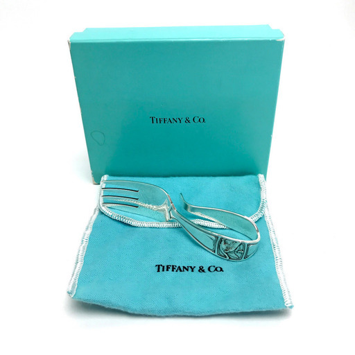TIFFANY\u0026Co. ティファニー インテリア　食器　カトラリー　ループ ベビーフォーク　シルバー