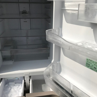 新規受付一時終了】美品 2015年製 HITACHI 日立 5ドア ノンフロン冷凍冷蔵庫 ビッグ&スリム R-K42E 415L 自動製氷 説明書付