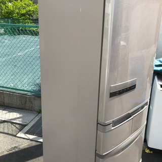 新規受付一時終了】美品 2015年製 HITACHI 日立 5ドア ノンフロン冷凍冷蔵庫 ビッグ&スリム R-K42E 415L 自動製氷 説明書付