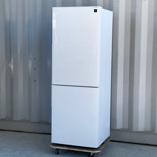 美品！シャープ冷蔵庫◇271L◇プラズマクラスター/大容量ボトムフリーザー◇2017年◇SJ-PD27C-W◇JW-0068