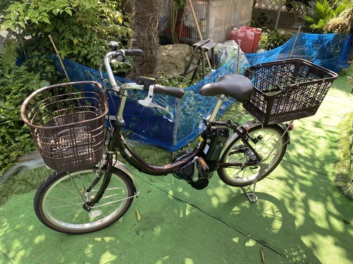 電動自転車　荷台のカゴ付き　ほぼ新品【7/7・8日引取可能者限定】