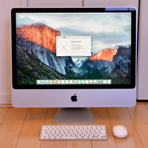 【中古】iMac 24インチ (Early 2009) with Apple Magic Keyboard \u0026 Wireless Mighty Mouse