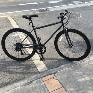 新車》クロスバイク backpacker. マットブラック - 自転車 