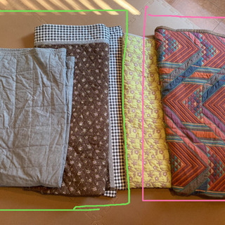 【最終値下げ】夏用絨毯＆ソファカバー4枚セット