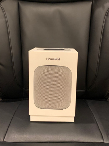 APPLE HOMEPOD スペースグレー 美品 - スピーカー