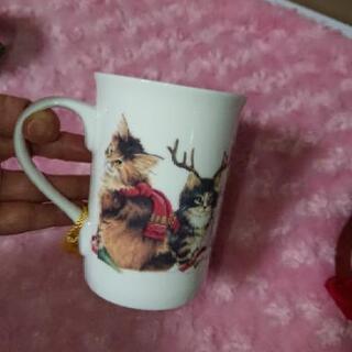クリスマス 猫 マグカップ