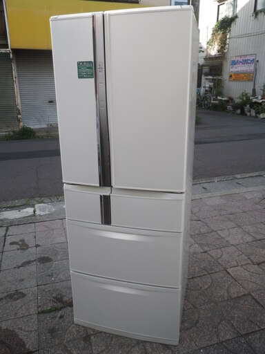 ■配達可■三菱 冷蔵庫 6ドア 520L MR-R52T-S 2012年製 製氷機能付