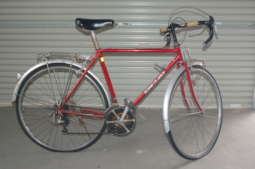ツノダ　SUNCOAST　スポルティーフ、昭和レトロ、ビンテージ、 ランドナー Cr Mo クロモリ　(引取限定)　27 CT 530mm　部品取り、レストア
