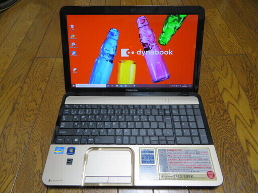dynabook-t552/58　SSD250G　WIN7~10にUP