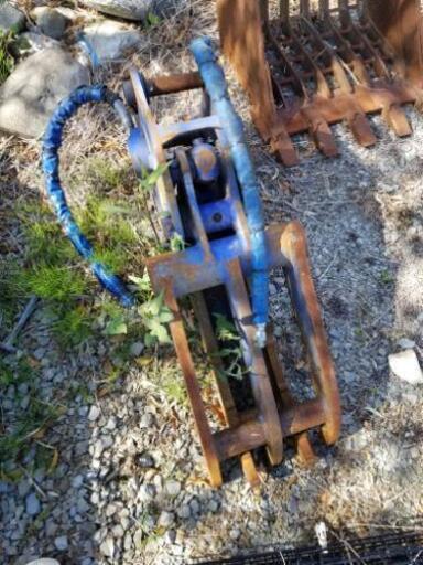 日立 ZAXIS ZX30用 アミバケ 油圧ハサミ 重機 解体