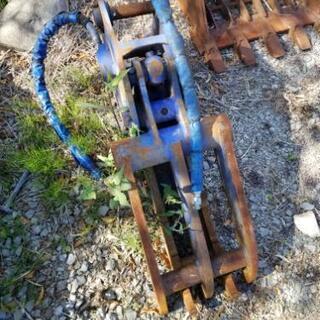 日立　ZAXIS ZX30用　アミバケ　油圧ハサミ　重機　解体 日立 ZAXIS ZX30用 アミバケ 油圧ハサミ 重機 解体