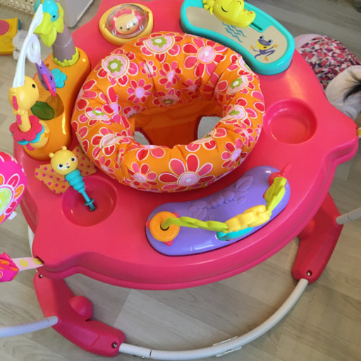 フィッシャープライス ピンクフラワー ジャンパルー 車でお届けします