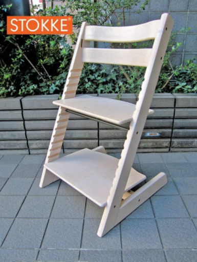 新品未開封 STOKKE トリップトラップ ホワイトウォッシュ