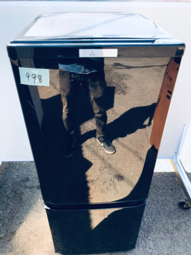 高年式‼️998番 三菱✨ノンフロン冷凍冷蔵庫✨MR-P15Z-B‼️