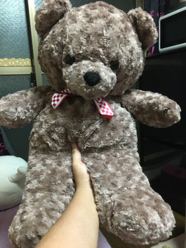 ご購入者様決定 ぬいぐるみ クマのかなり大きいぬいぐるみ ゆんゆんプロフ読んで 恵美須町のおもちゃ ぬいぐるみ の中古あげます 譲ります ジモティーで不用品の処分