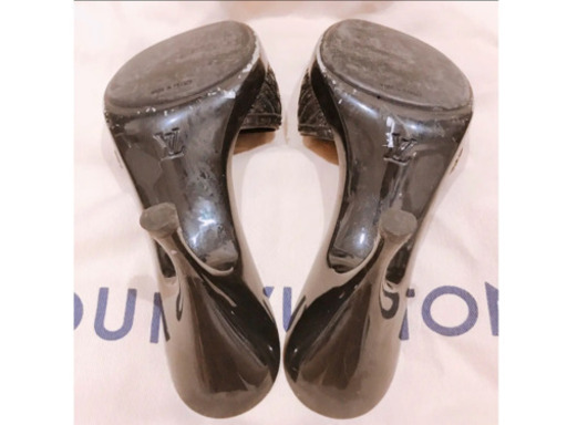 ⭐︎値下げ⭐︎【Louis Vuitton】 ブラック ミュール 38 値下げ Louis Vuitton ブラック ミュ ル 38 値下げ! 値下げしました