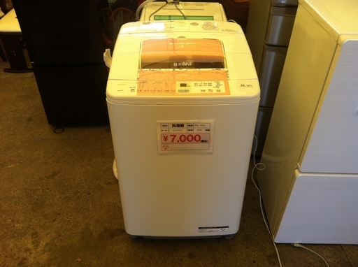 I2012年製　洗濯機　7.0㎏　中古　HITACH