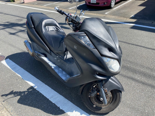 セル1発始動！売り切りマジェスティ250sg03jマットブラック！自賠責1年以上付