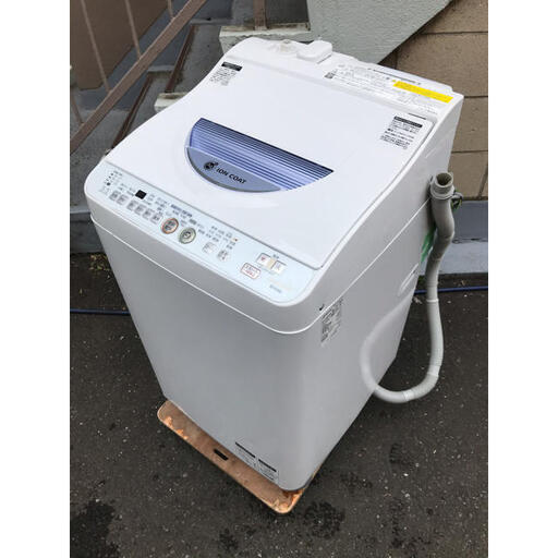 【最大90日補償】SHARP 5.5kg電気洗濯乾燥機 ES-TG55L-A 2012