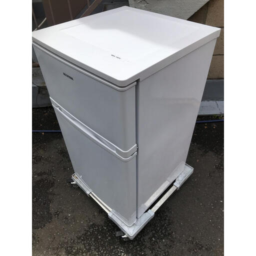 【最大90日補償】IRIS OHYAMA 2ドア冷凍冷蔵庫 AF81-W 2018
