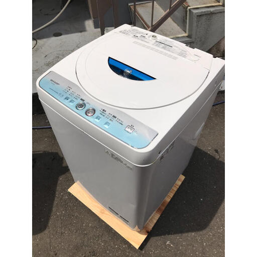 【最大90日補償】SHARP 5.5kg全自動電気洗濯機 ES-GE55L-A 2012