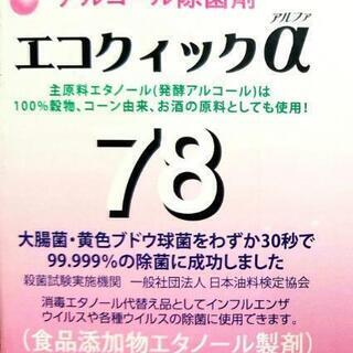 送料無料 エコクイックα78 高性能スプレー 300ml×2本