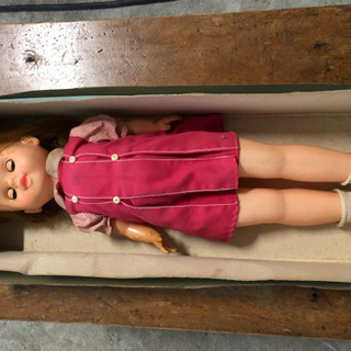 昭和レトロ 古い 人形 洋人形 おもちゃ 48cmおおよそ