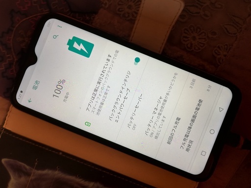 UMIDIGI F1 赤 ジャンクですが使用できます。Rakuten UN-LIMIT 2.0