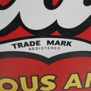 コカコーラ ブリキ 看板 フィッシュテール 約 幅69×高32.5cm CocaCola