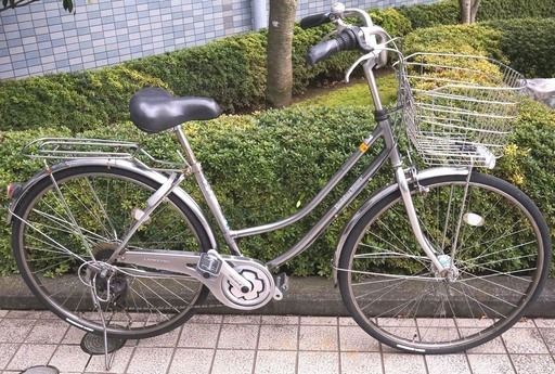27インチ シティーサイクル 自転車 外装7段ギヤ変速 フリーパワー(踏力補助機能)つきです。