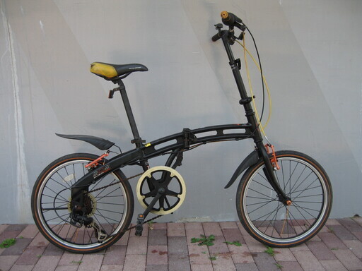 DOPPELGANGER 202 BLACK MAX (ドッペルギャンガー) ミニベロ　折りたたみ自転車　管理NO.20200508-9