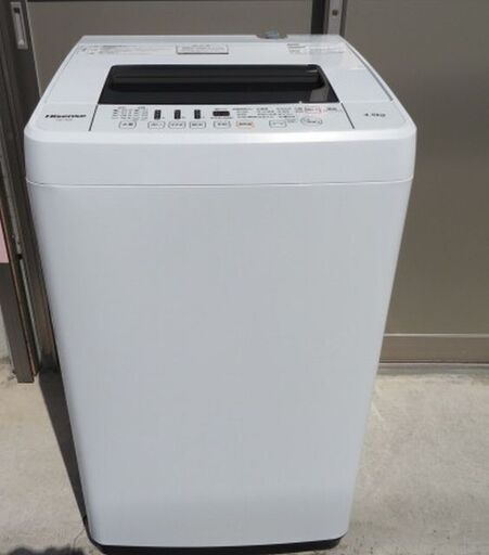 綺麗な全自動洗濯機 4.5kg 2017年製